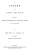 [Gutenberg 61023] • A Letter to Lord Fielding. Suggested by the late proceedings at the New Church at Pantasa